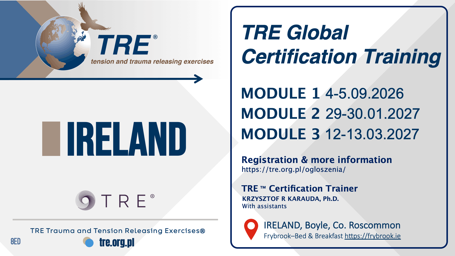 IRL_TRECTP Ireland 2026-27 Certification Training